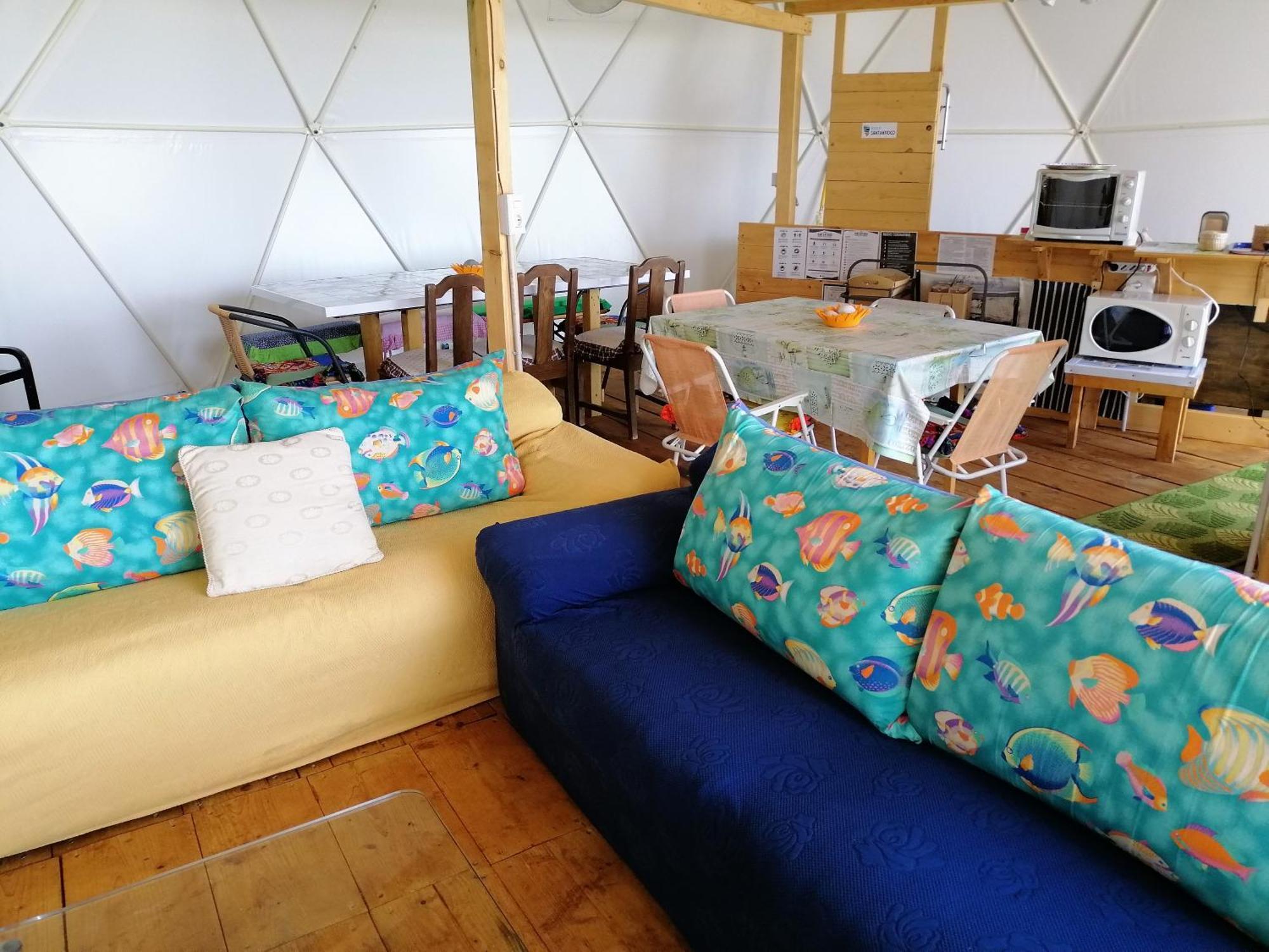B&B Glamping Semaforo Capo Sperone SantʼAntìoco Eksteriør bilde